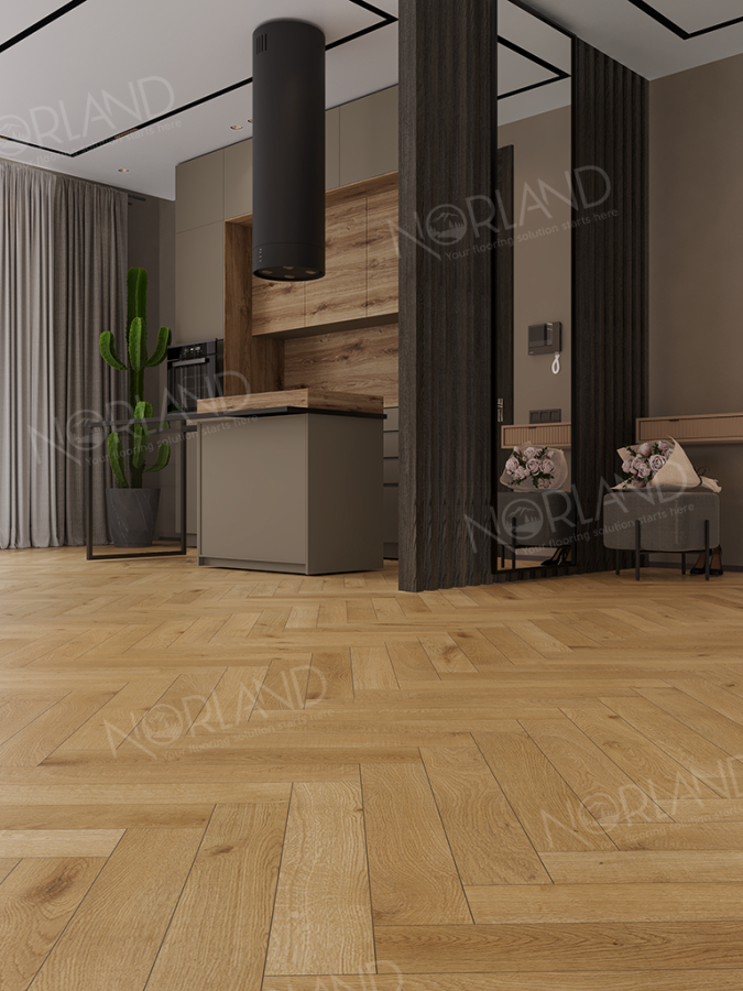 Ламинат Alpine Floor Norland Herringbone Elegant Strong LF304-09 Дуб Хайнан 600х100х12 mm