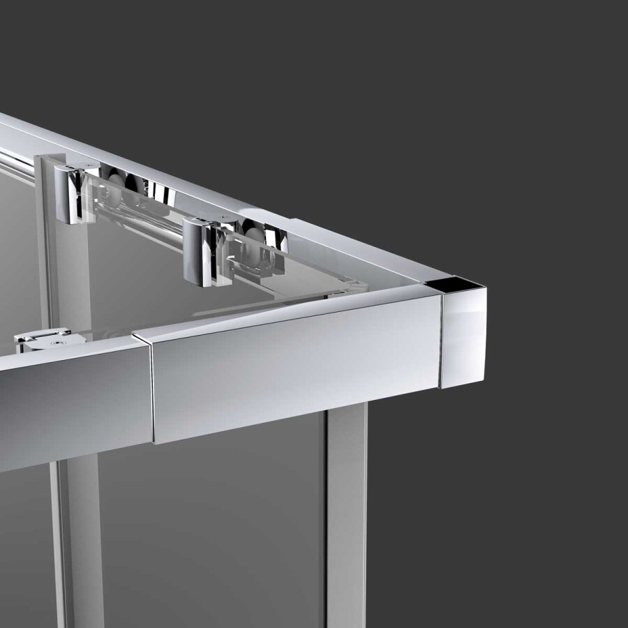 Vincea Rapid душевой уголок VSS-3R80/90MT 800/900x800/900 хром, стекло рифленое