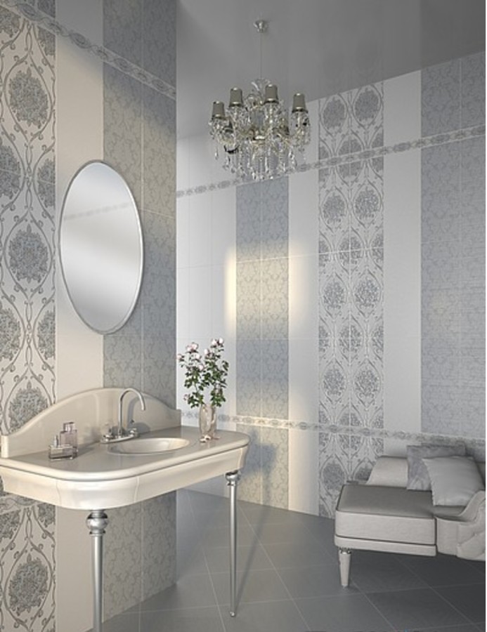 Азори Chateau Grey Lis бордюр 4x20 см