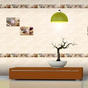 Нефрит Гармония 9х30см бордюр настенный бежевый