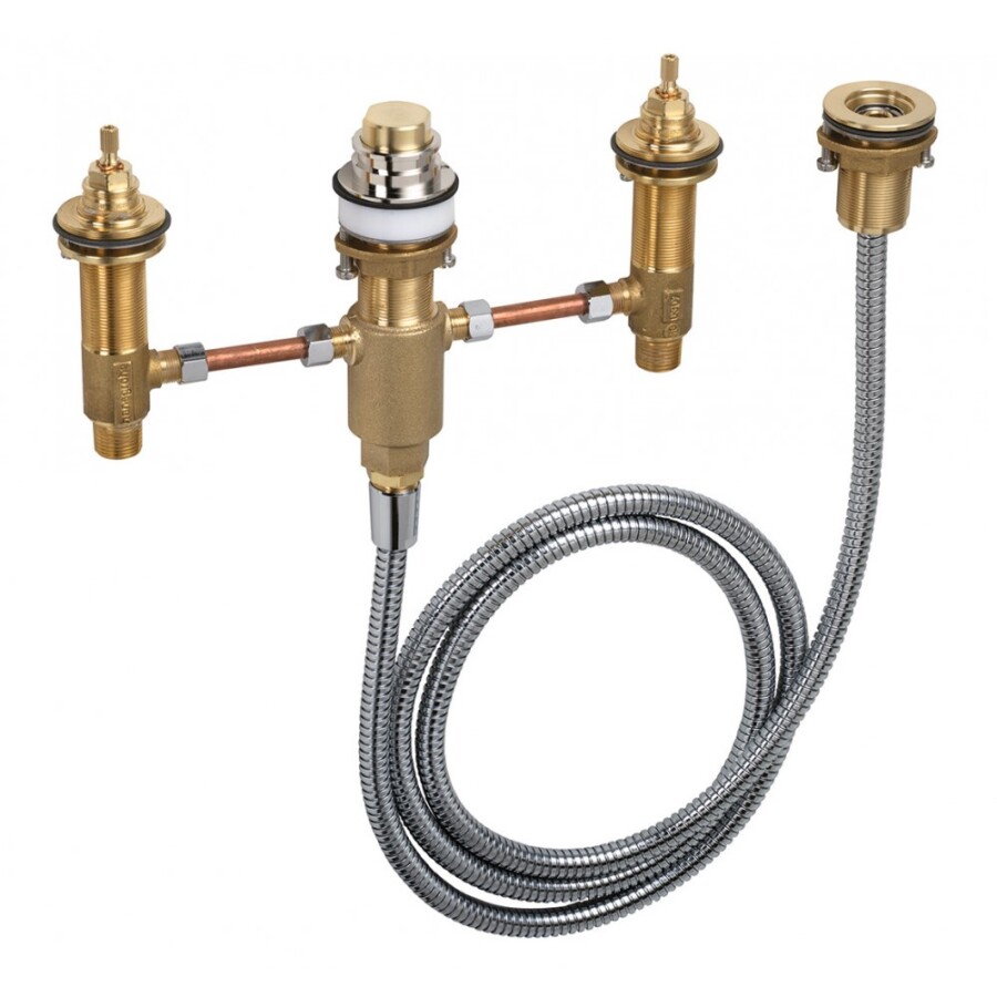 Hansgrohe 71459670S Set HG Vernis Shape смеситель на край ванны на 4 отверстия (71459670+13244180) матовый черный