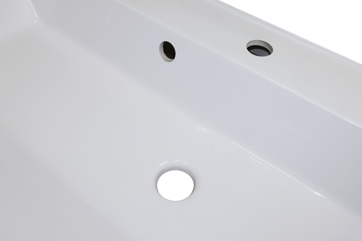 Комплект тумба Azario Velluto 60 600х450х660 подвесная, с раковиной Slim 60, белый матовый CS00088601