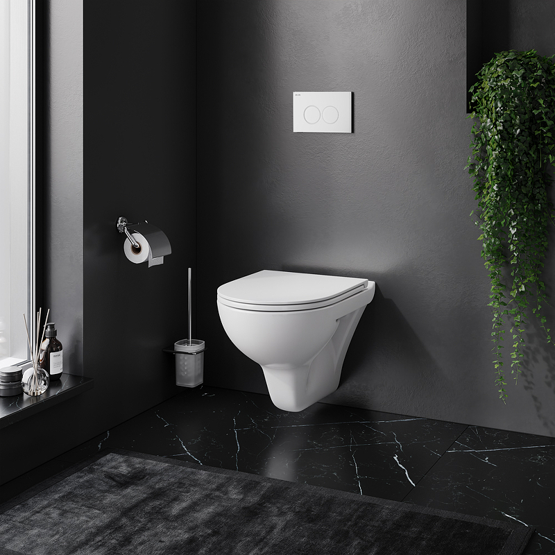 Am.Pm Gem унитаз подвесной с инсталляцией и клавишей смыва IS70101.901700