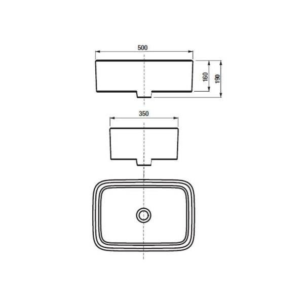 Раковина Roca Mila 35х50 732700B000
