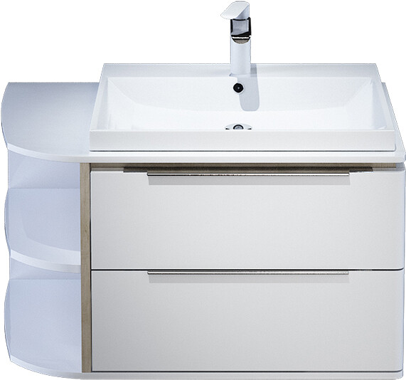 Iddis Calipso 80 тумба с раковиной CAL80W0i95K подвесная L