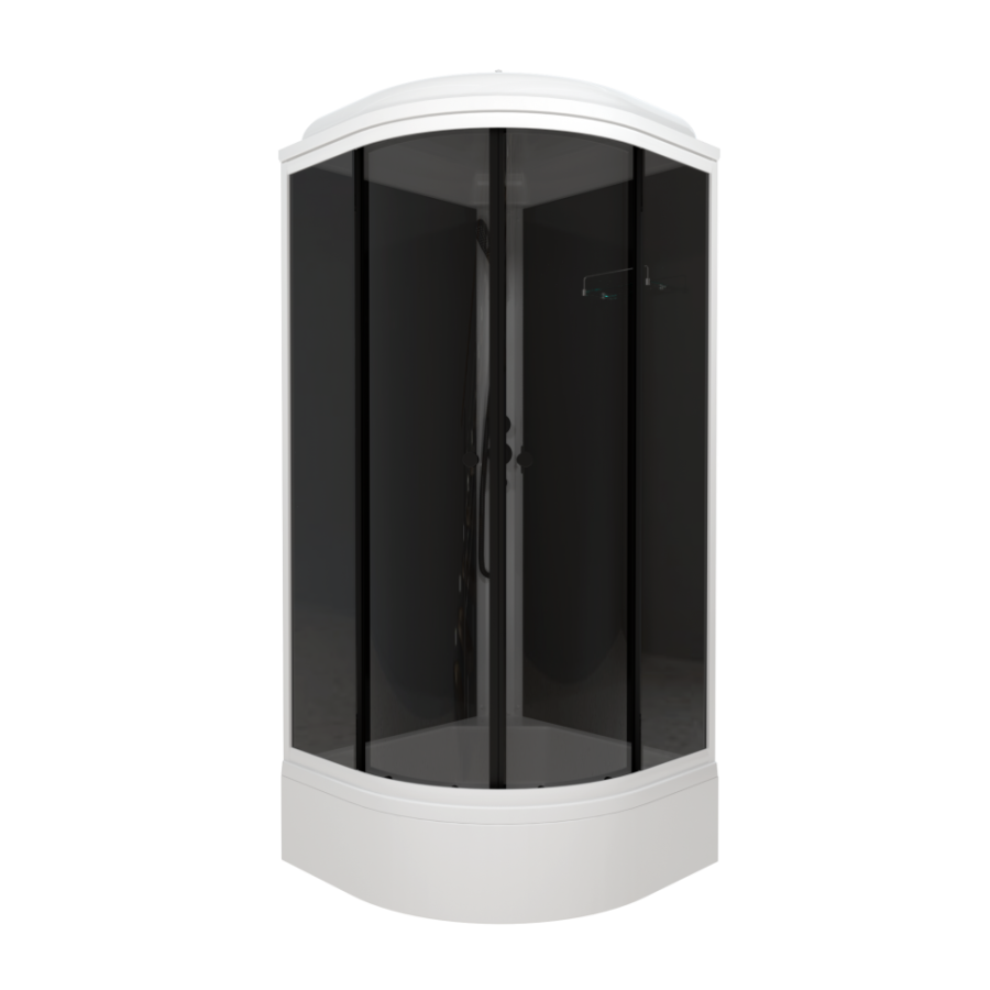 Triton Душевая Кабина Грэй-Блэк 90*90 В Щ0000067303