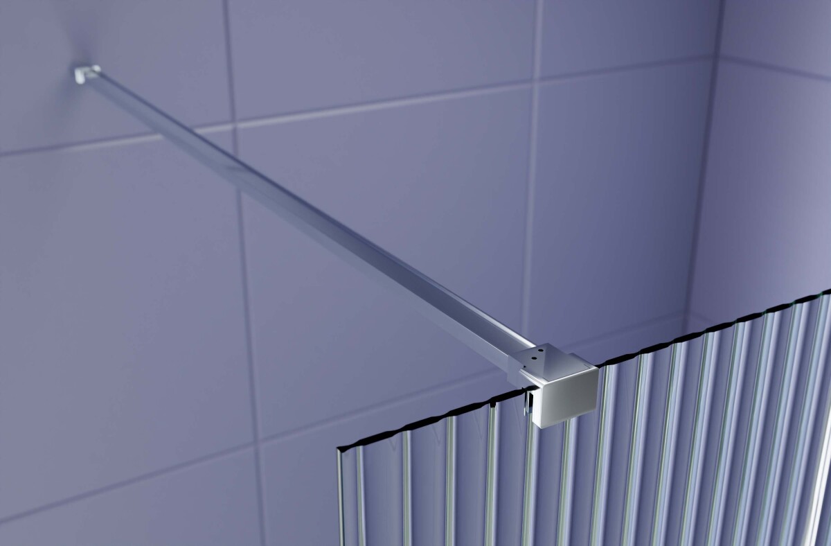 Aquatek AQ.WI.140.2CH Душевая перегородка Walk In 140см,с держателем 1200мм хром