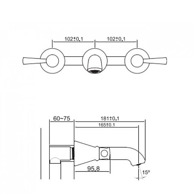 Imprese Podzima Zrala ZMK02170803 смеситель для раковины скрытый монтаж