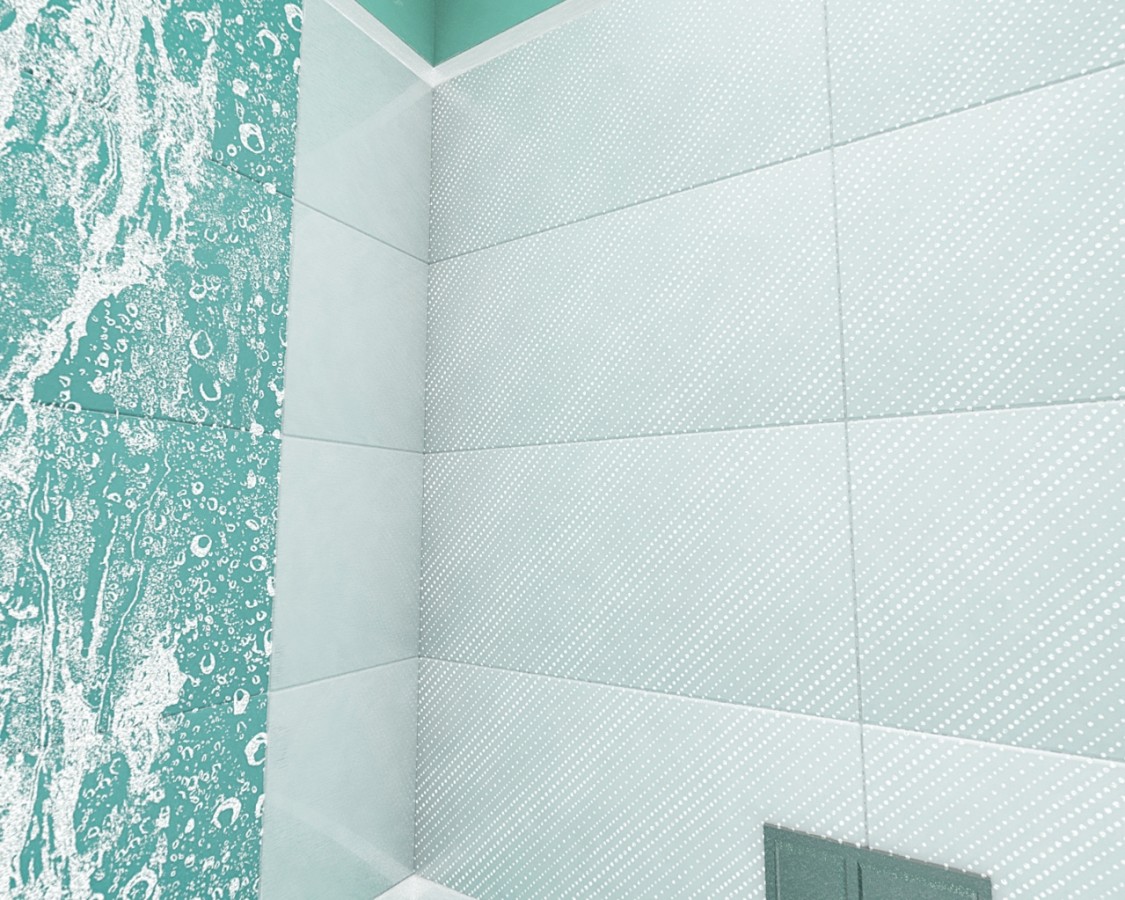 AltaCera Rainfall Confetti Aquamarine DW9CFT16 декор 25x50 см