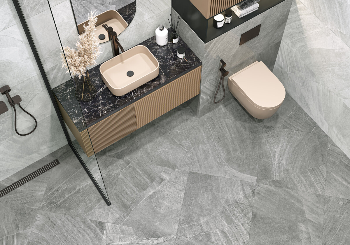 Delacora Rock Steel Керамогранит 600 x 600 x 9.5 D60204M