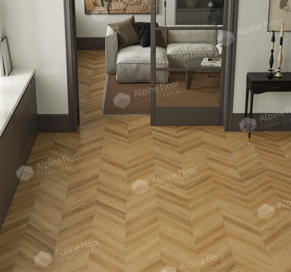 Ламинат Alpine Floor Chevron Art LF109-05, 550*112*12mm