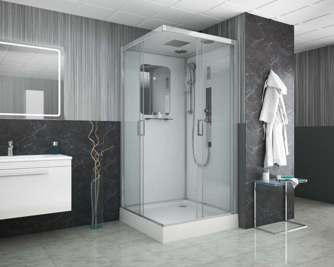 Niagara NG 6002-01GQ Душевая кабина 100x100 квадратная 60020114GQ