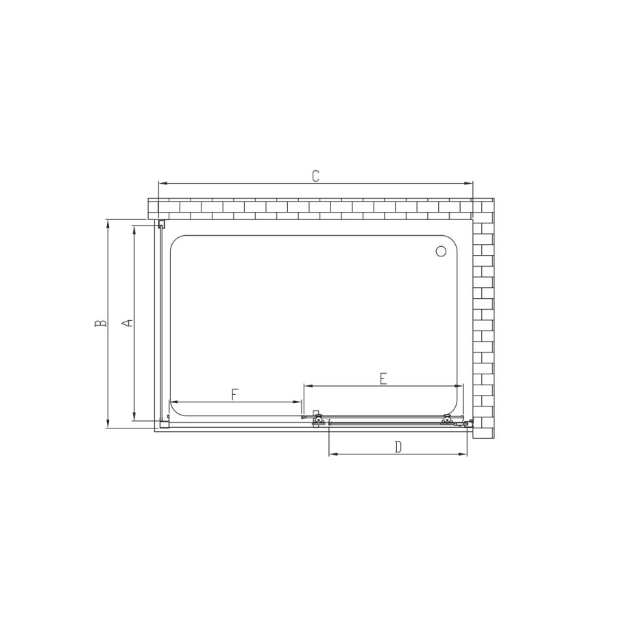 Vincea Alpha душевой уголок 120х90 см золото VSR-3AL9012CLG