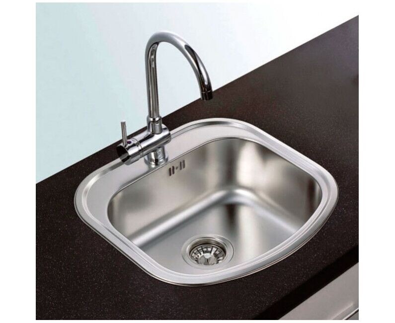 Мойка из нержавеющей стали врезная 49x47 см Zerix Z4947-08-180MD micro decor ZM0544