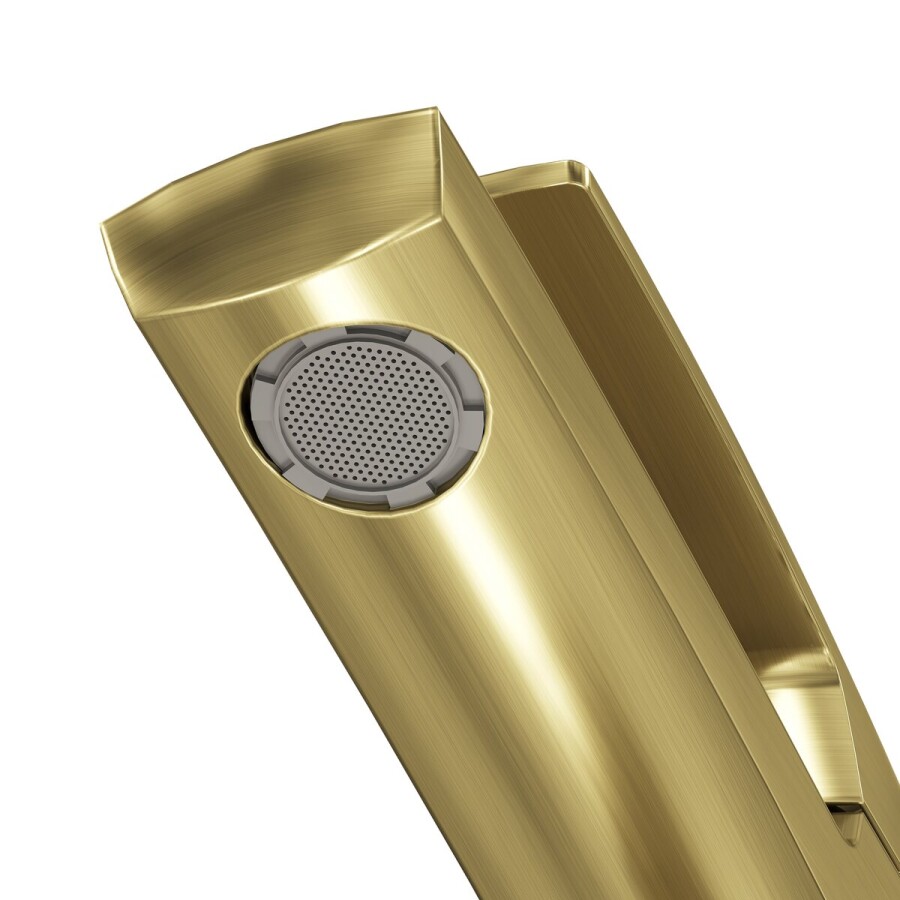 Смеситель для раковины Grossman Mercury 510.K35.10.320 золото сатиновый,1 место