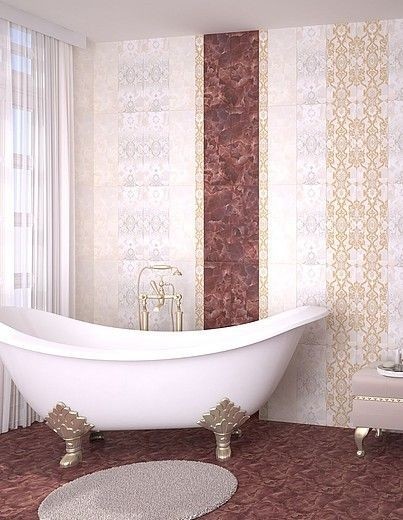 Azori Navarra Indigo Arabesco 20х50 см декор настенный глянцевый