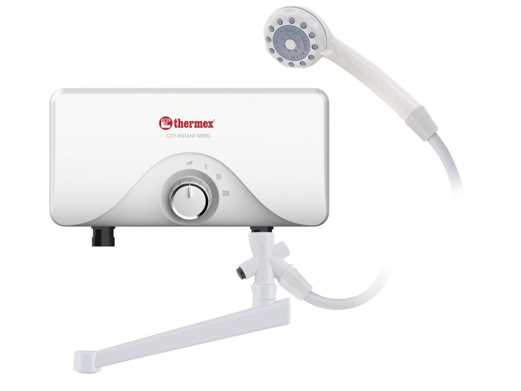 Thermex City водонагреватель электрический проточный 3500 Вт 211 004