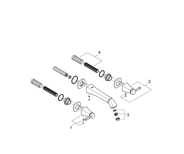 Grohe Grandera 20415000 смеситель для раковины 28 мм