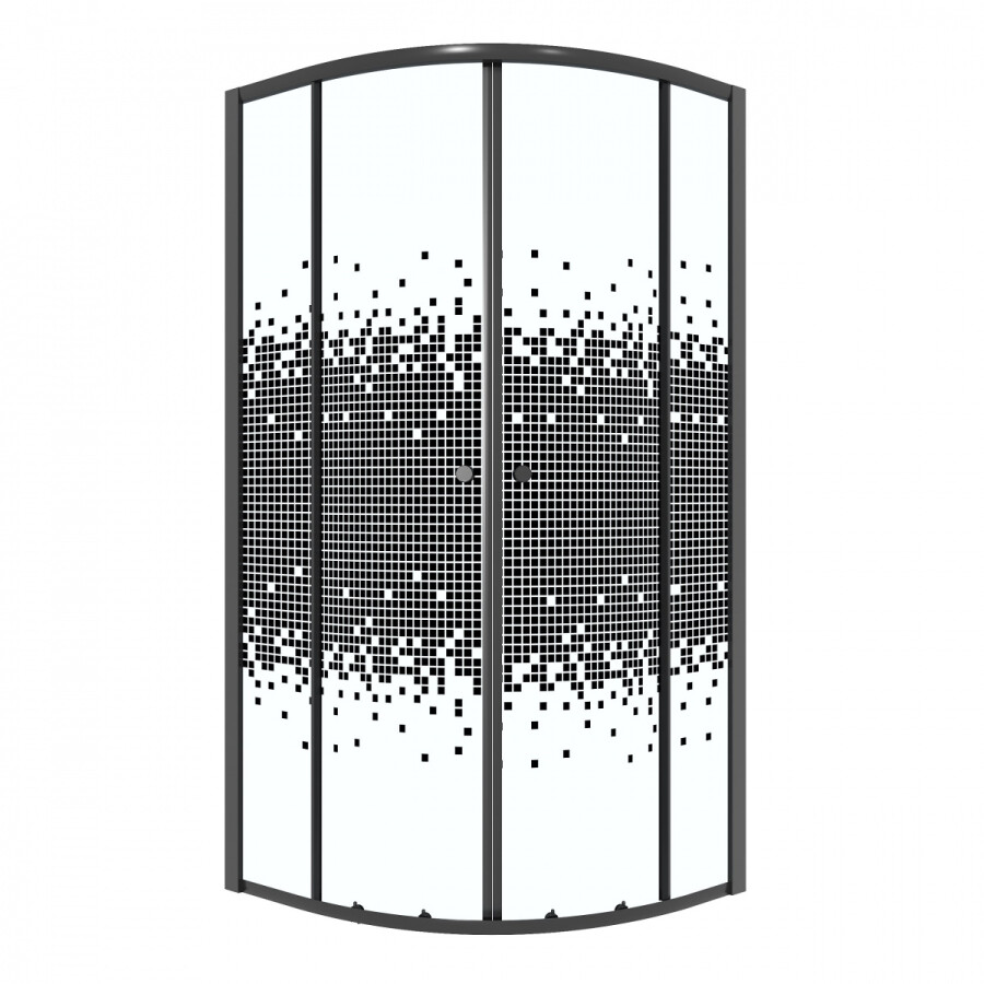 Душевой уголок 80x80 Niagara Eco NG-1003-14BLACK