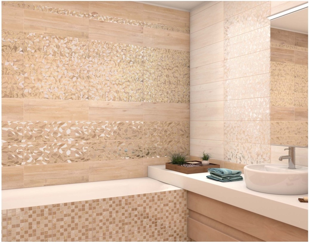 AltaCera Felicity Sand вставка мозаика настенная Mosaic Glossy 30x30 см
