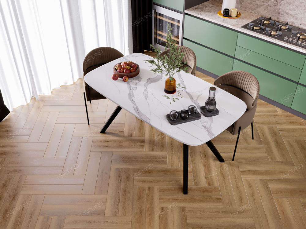 Alpine Floor Norland Lagom Parquet LVT Кварцвиниловая плитка Mot 1034-10 590 x 118 x 2 mm