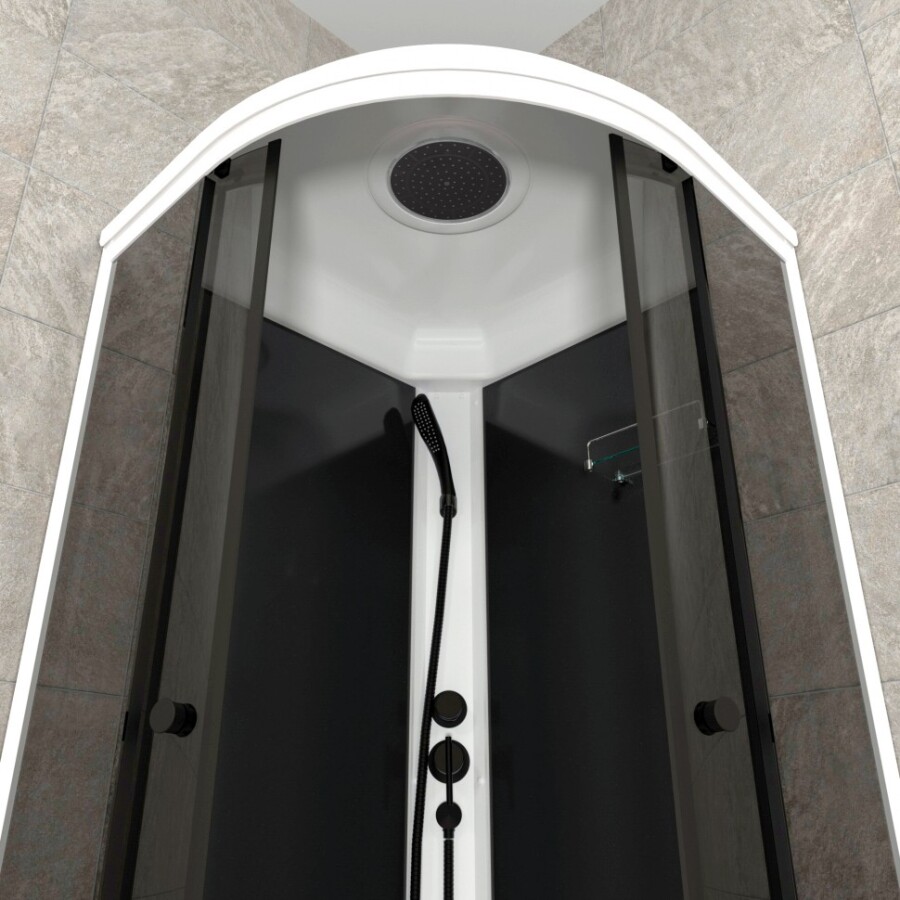 Triton Душевая Кабина Грэй-Блэк 90*90 В Щ0000067303