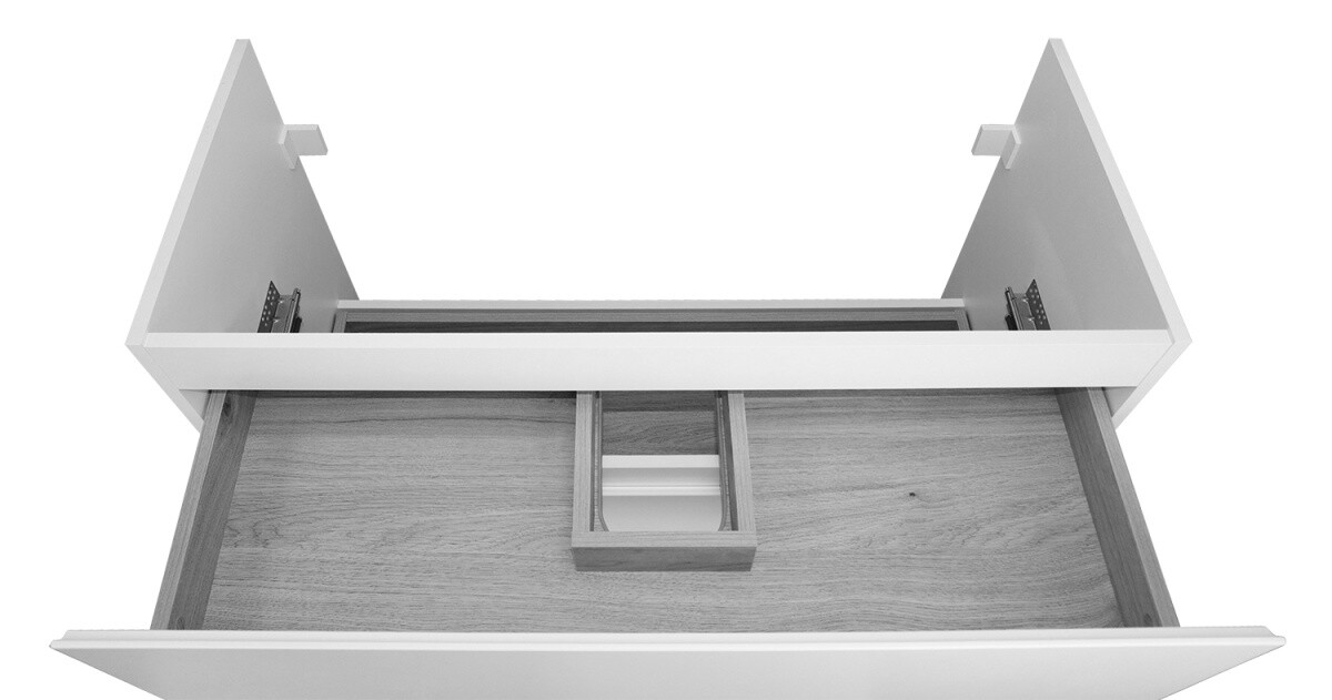 Комплект Тумба Azario Ника 100 Н 1000х475х860 напольная, с раковиной Monte 100, белый CS00089955