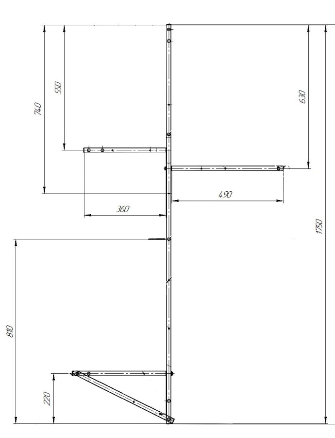 Marka One Ergonomika 158-175 каркас для ванны разборный 03эрг17511