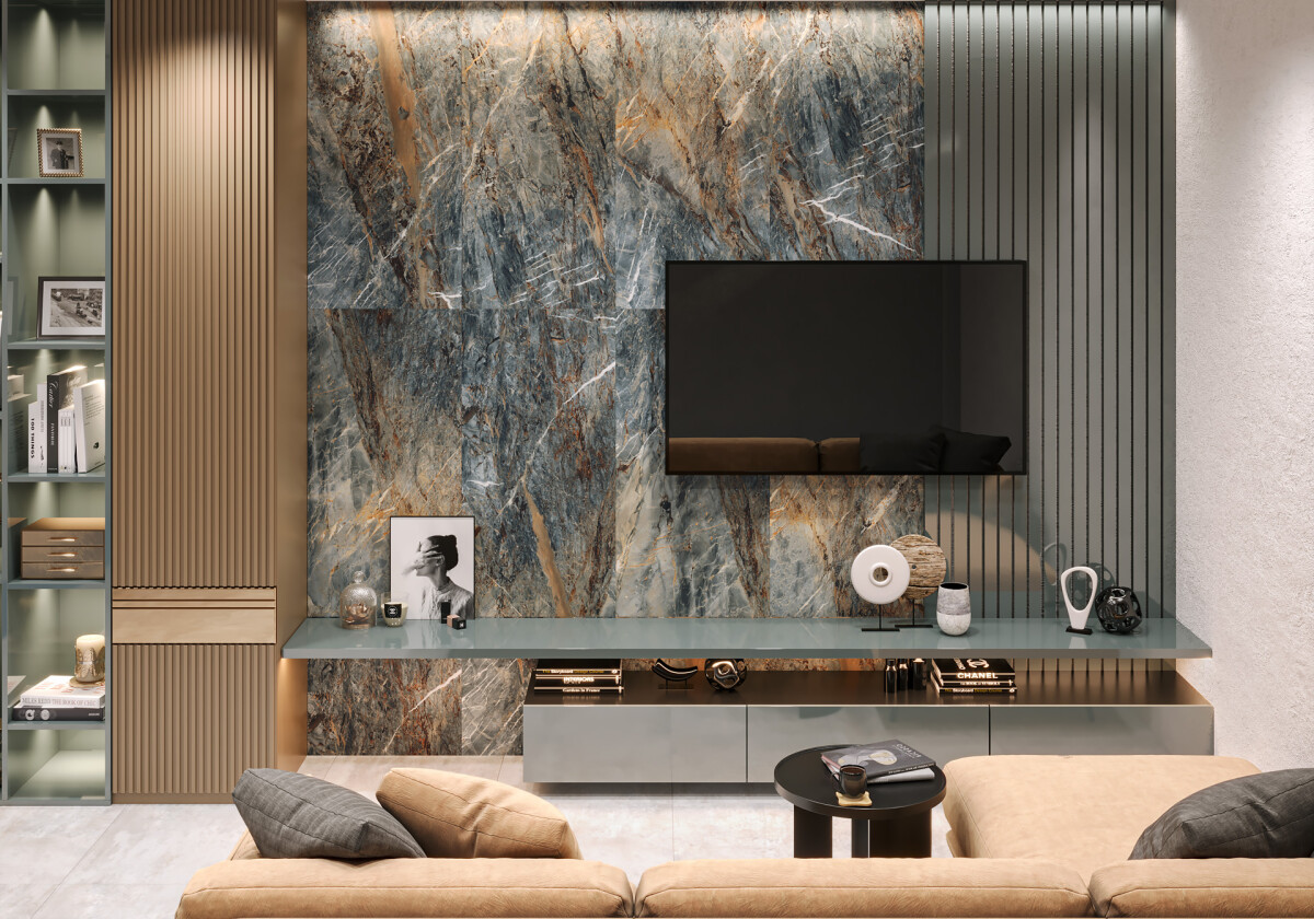 Керамогранит 60120VSM18HG LCM Visconti Marmo Суперполированный 600 x 1200 x 8 мм.