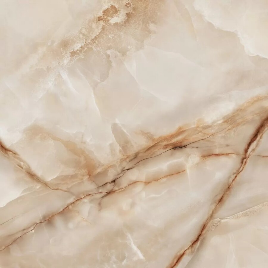 Керамогранит 6060ORO11P LCM Onyx Royal Latte Полированный 600 x 600 x 8 мм.