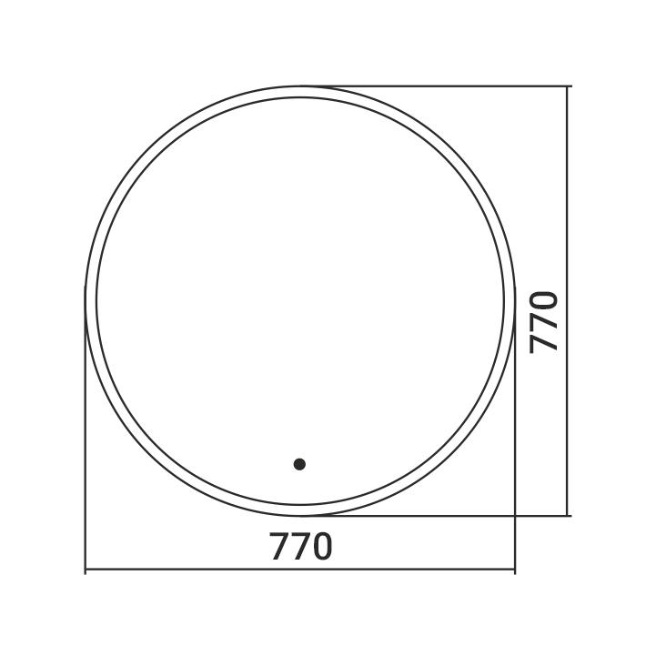 Azario Monaco зеркало d770 бесконтактный сенсор LED-00002766