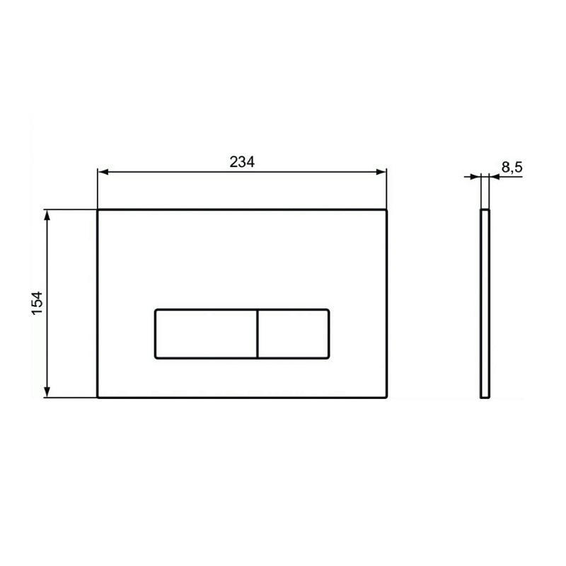 Кнопка смыва Ideal Standard OLEAS™ M2 хром (R0121AA)