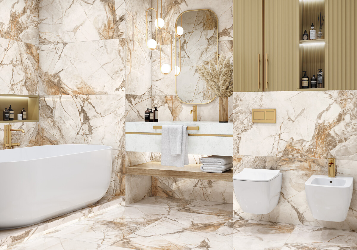 Керамогранит 60120SKY21P LCM Skyros Gold Полированный 600 x 1200 x 7 мм.