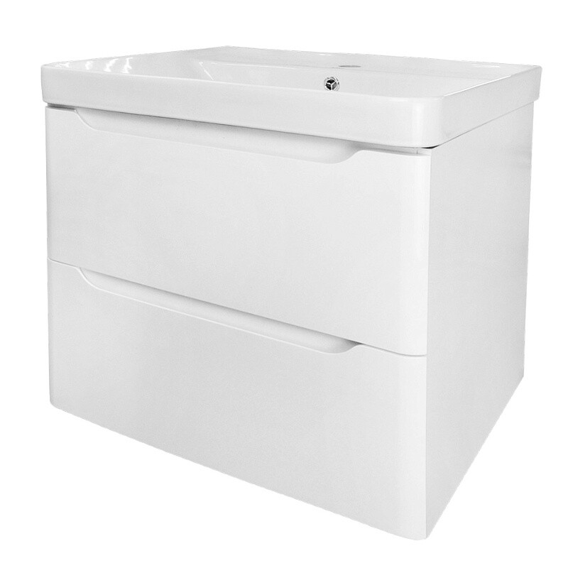 Комплект Тумба Azario Лотос 60/2 подвесная с раковиной Монте 60 "AZ-MONTE 60" CS00106604