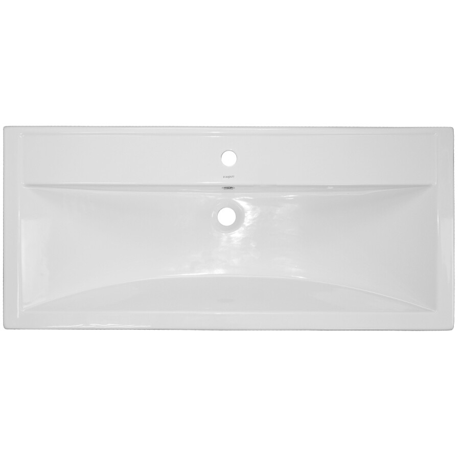 Комплект Тумба Azario KANTRI 100 3ДВ 1005х455х870 напольная, с раковиной Фостер 100, белый глянец CS00097260
