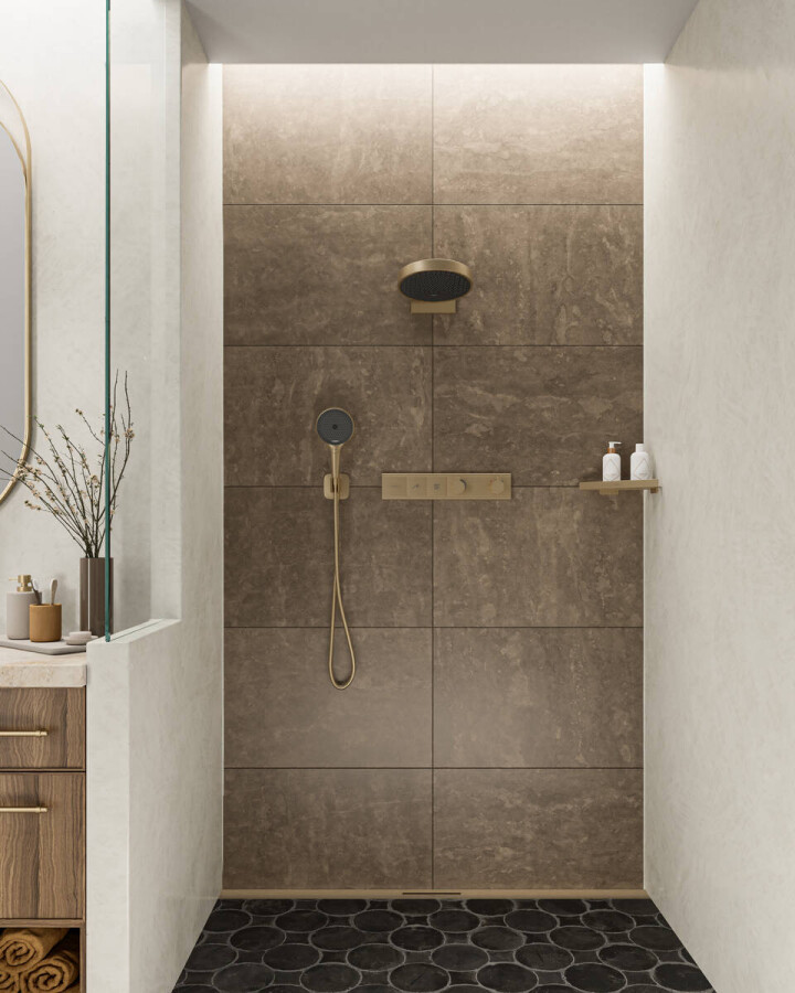 Hansgrohe Rainfinity Ручной душ 130 3jet бронза 26864140