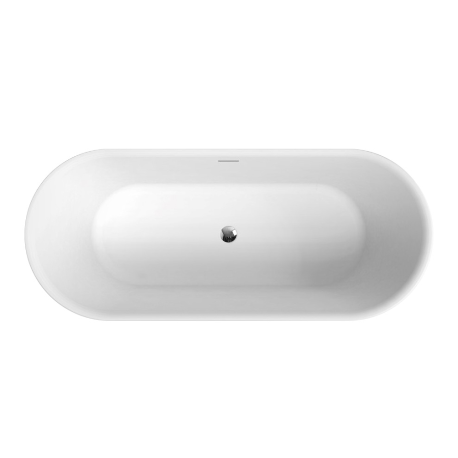 BelBagno ванна акриловая отдельностоящая овальная 190х80 BB417-1900-800
