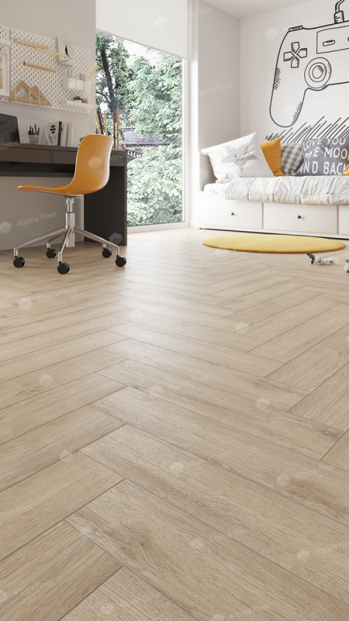Alpine Floor Parquet Premium ABA SPC ламинат Дуб Медия ECO 19-20AB 600х125х8 mm