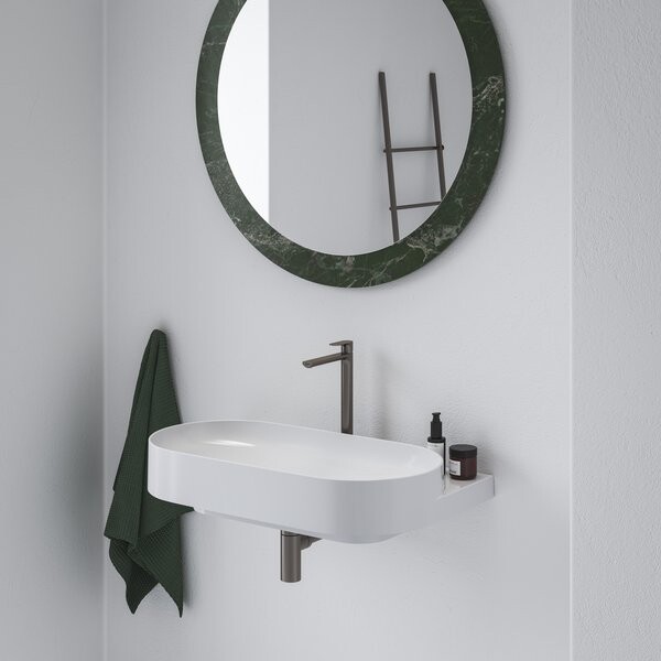 Ravak Eleganta BeCool Смеситель для раковины графит матовый X070422