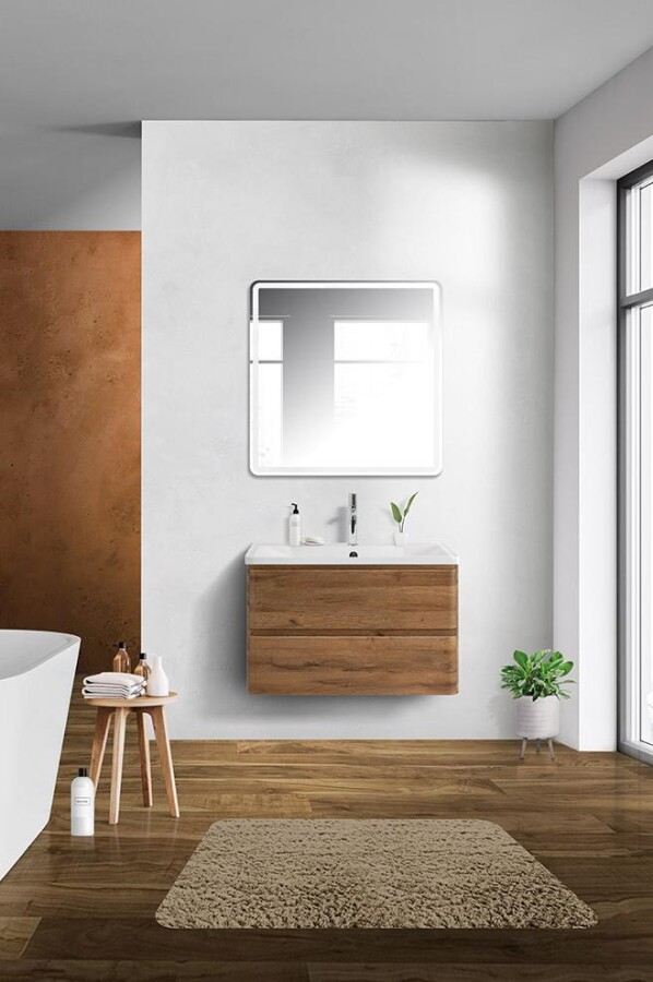 BelBagno Albano 80 см тумба с раковиной ALBANO-800-2C-SO-RR подвесная