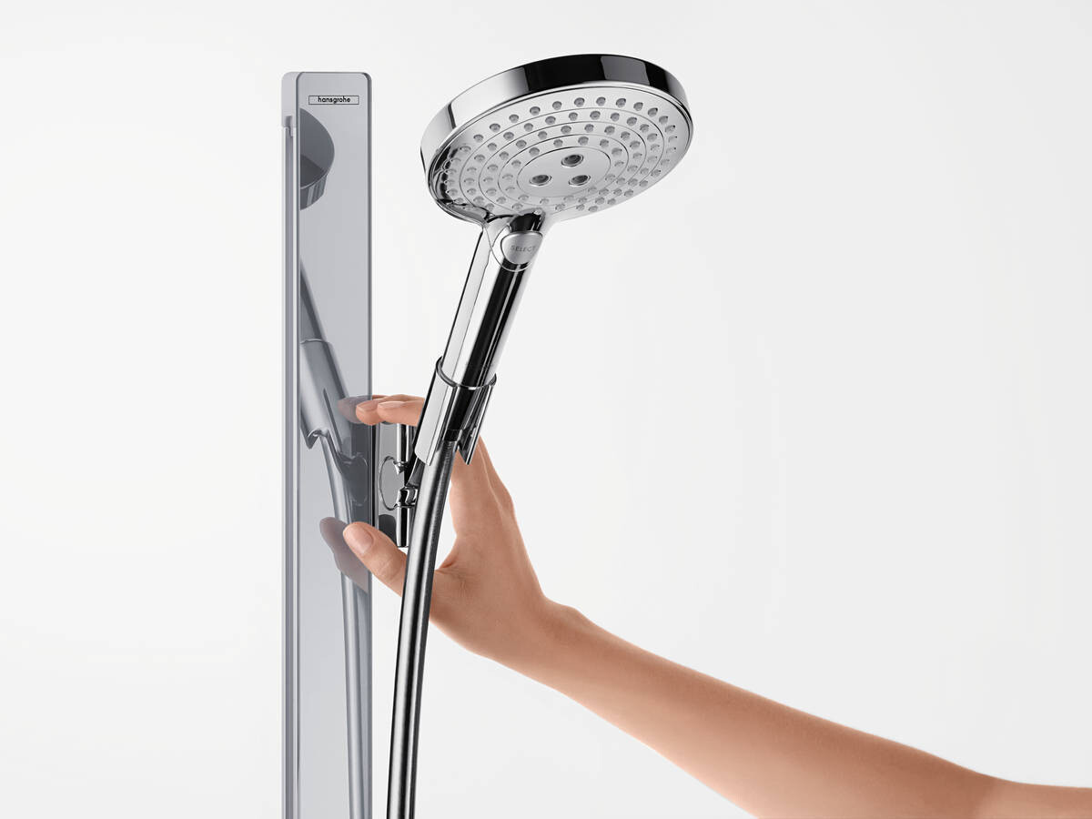 Hansgrohe Raindance Select S Душевой набор 120 3jet со штангой 150 см и мыльницей хром 27646000