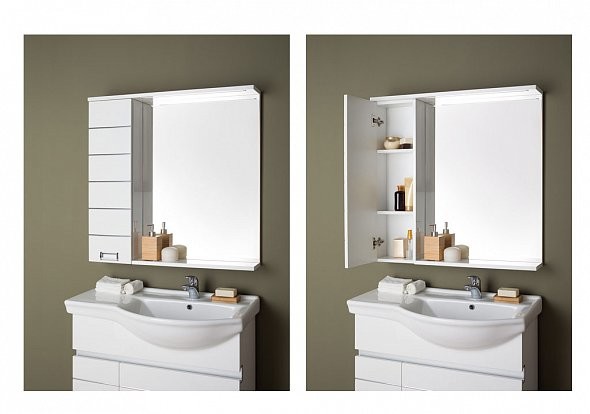Зеркало-шкаф Aquanet Доминика 90*87 R 00176571