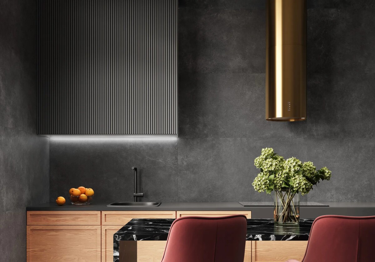 Керамогранит Artkera Group GP60120MIM99M Microcement Black матовый 600 x 1200 x 10 мм.