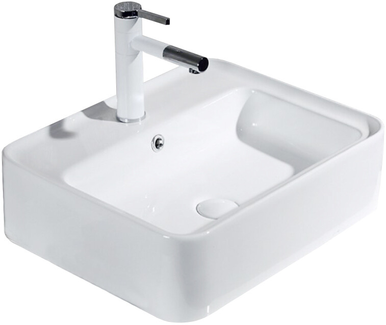 BelBagno BB1367 раковина накладная 52 см белая