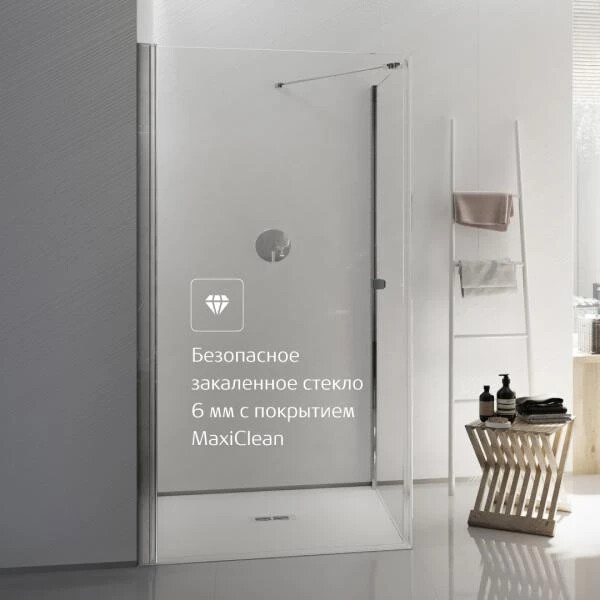 Душевое ограждение Roca Capital распашная дверь на профиле 90x195, хром 7.M470.9.012.M