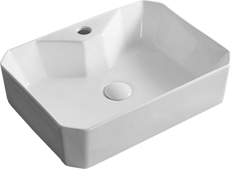 BelBagno BB1387 раковина накладная 49 см белая