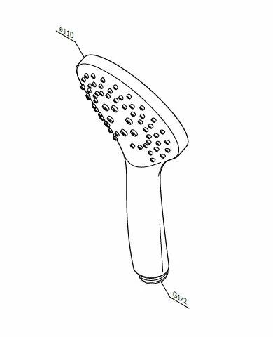 Am.Pm Gem душевая лейка F0290022