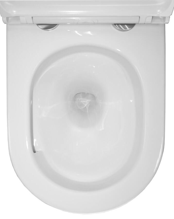 Унитаз подвесной Azario Fora 368х530х410 безободковый "Скрытое Торнадо" быстросъемное микролифт AZ-0017-UQ3