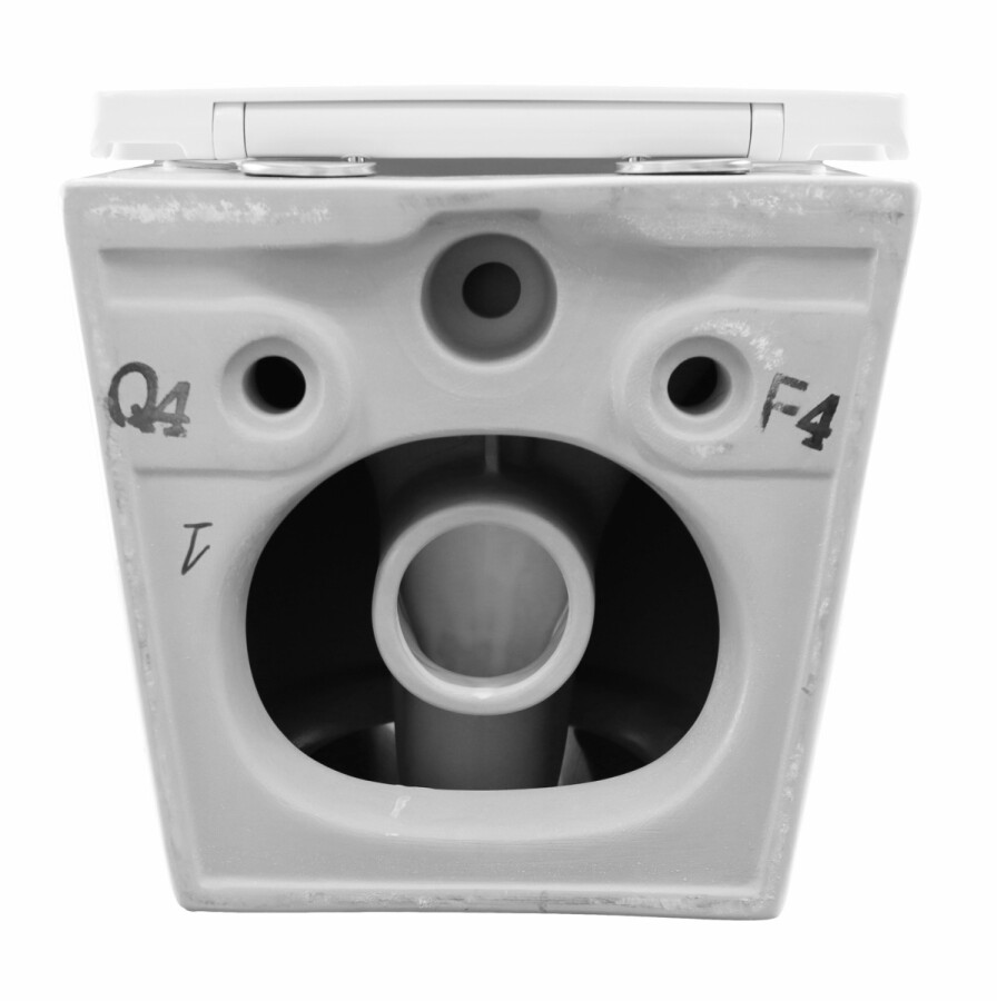 Унитаз подвесной Azario PRO (круглый) СКРЫТОЕ ТОРНАДО безободковый унитаз в комплекте с сидением микролифт скрытая система смыва 490*370*360 мм PRO-0001 UQ3