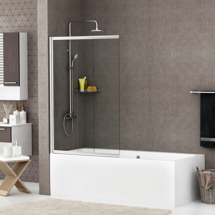 WasserKRAFT Main 41S02-100 100*140 шторка на ванну